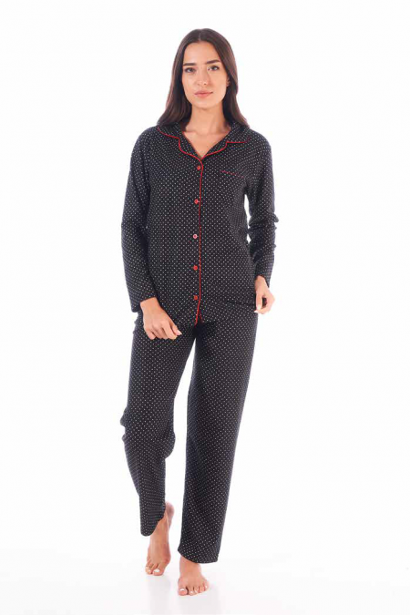 Estiva 21330 Women’s Set Velour Pаjamas With Baby Collar (photo)