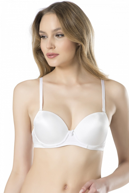 Fabony 3001 Empty Cup Basic Bra With Sidecut (photo)