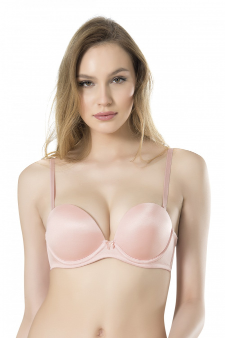 Fabony 3040 Basic Double Push-Up Strapless Bra (photo)